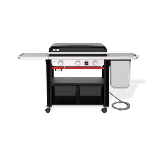 Weber Slate 30" Rust-Resistant Griddle with Extendable Side Table